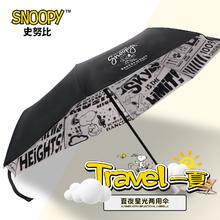 SNOOPY 史努比 雨伞折叠晴雨伞太阳伞潮流周边正版男女潮玩