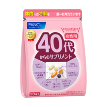 芳珂FANCL 女士复合维生素 女性40+每日营养包 30日量  日常送礼  VBVC 奶蓟草 胶原蛋白辅酶蓝莓 海外进口