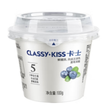 CLASSY.KISS卡士   蓝莓果粒鲜酪乳 100g*6杯