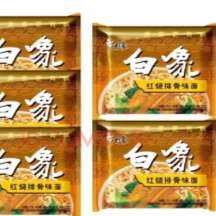 plus会员:白象方便面 红烧排骨面*5袋 实惠装