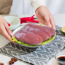 PLUS会员：HUAYING 华英 精切去皮鸭胸肉 1Kg *3件
