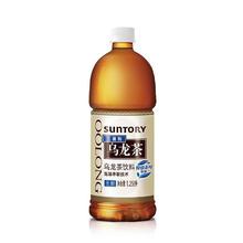 SUNTORY 三得利 乌龙茶1.25L*4瓶散装大瓶家用休闲乌龙茶饮料-D