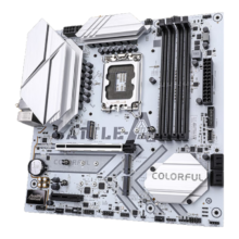 plus会员：七彩虹（Colorful）BATTLE-AX B760M-WHITE WIFI V20 DDR4主板 支持13600K/13600KF（Intel B760/LGA 1700）