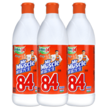 威猛先生 84消毒液大桶除菌消毒水 500g*3瓶