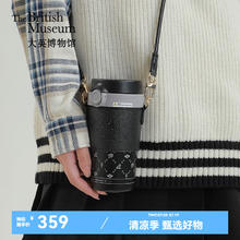 大英博物馆水杯保冷保温杯安德森猫背带咖啡杯男女士生日礼物毕业礼物 安德森猫保温背带随行杯 420ml