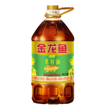 京东百亿补贴、PLUS会员：金龙鱼 菜籽油 4L