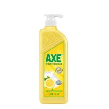 AXE斧头牌柠檬洗洁精家用小瓶大桶1.01kg补*1瓶+泵头*1果蔬净农残
