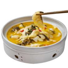 九州厨子金汤酸菜鱼460g【2袋】 鲜活黑鱼片