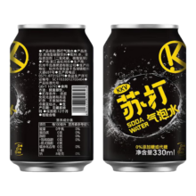 需首购:KKV 天然苏打气泡水330mL