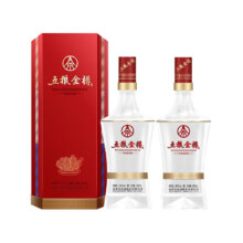 PLUS专享立减：五粮金樽 红六棱 浓香型白酒  52%vol 500mL 2瓶
