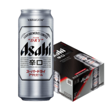 PLUS会员：Asahi 朝日啤酒 辛口超爽生啤酒500mL*15罐*2件