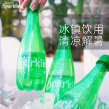 PLUS会员！事必胜 马来西亚进口无糖气泡水 400mL*6瓶 1箱