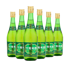 puls会员：竹叶青酒 玻竹38度 475mL*6瓶