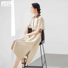 DUIBAI 对白 女士短袖连衣裙 EDQ211K