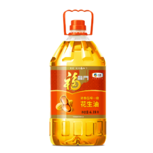 1日20点、plus会员：福临门 食用油 浓香压榨一级 花生油6.18L
