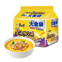 plus会员:康师傅 方便面 大食袋 金汤肥牛面142g*5袋