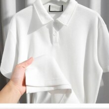 百亿补贴：纯棉 纯色200g重磅Polo衫短袖男款