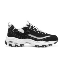斯凯奇（Skechers）夏季新款男低帮厚底运动休闲鞋网布透气熊猫鞋老爹鞋