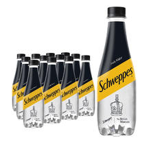 Schweppes 怡泉 苏打水0糖原味气泡水整箱装400ml*12瓶