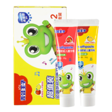 再补货：青蛙王子 儿童牙膏 宝宝牙膏 护龈防蛀牙膏 含木糖醇 超值装牙膏3-12岁 2支