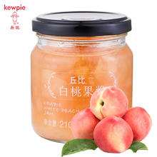 kewpie 丘比 白桃果肉果酱210g不添加蔗糖西餐甜酱果泥酱烘焙饮品冰激凌原料
