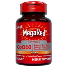Schiff MegaRed脉拓高含量辅酶q10中老年养护心脑健康90粒进口