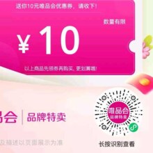 唯品会199-10全场券