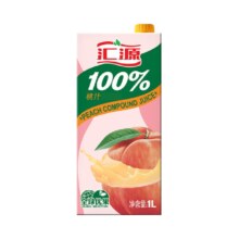 汇源100%桃汁1L装果汁饮料