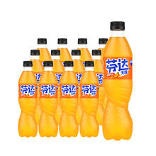 Coca-Cola 可口可乐 无糖芬达500ml12瓶装碳酸饮料整箱橙味汽水包邮