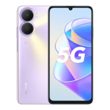 京东百亿补贴、plus会员立减:荣耀（HONOR）畅玩40 Plus 侧边指纹解锁 5G手机 6GB+128GB 仙霞紫【支持全网用户办理】SY