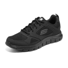 斯凯奇（Skechers）夏季男软底网面透气百搭休闲鞋缓震户外跑步鞋运动鞋232398-BBK