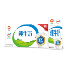 PLUS会员:伊利 纯牛奶200ml*24盒*2件