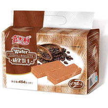 临期品：嘉士利 威化饼干454g巧克力夹心休闲小吃零食