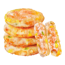 plus会员:珍百年 果蔬虾饼480g