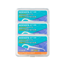 watsons 屈臣氏 细滑深洁双线护理牙线棒50支X3盒