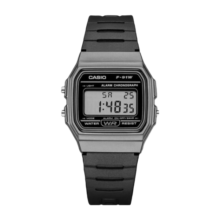 卡西欧（CASIO）手表男复古小方块大赢家同款学生运动简约防水手表 F-91WM-1B（主推）
