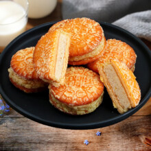 妙趣友 板栗饼+绿豆饼  500g