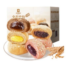 PLUS会员、百亿补贴：良品铺子 全麦欧包（什锦装）470g