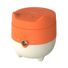 美的（Midea）电饭煲小型家用迷你1.2L小容量 1-2人电饭锅 智能热饭煮粥锅 宿舍旅行小型电煮锅一键操作不粘内胆 【 一键快煮】FB12X1-105B 1.2L
