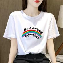 多种图案纯棉圆领短袖T桖