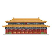 重拾营造 榫卯系列积木 故宫太和殿