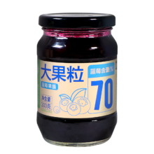 京东百亿补贴、plus会员立减:法麦趣（FIRMATCH）大果粒整颗蓝莓果酱300g 70% 果肉烘焙面包伴侣西餐佐料水果酱