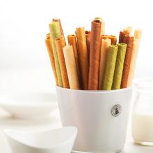 任选10件 法丽兹夹心曲奇抹茶草味夹心卷