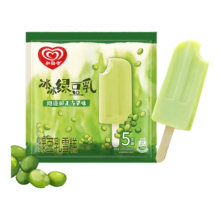 PLUS会员:和路雪 绿豆乳雪糕 66g*5支*7件