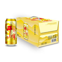 DRAGON SPRING 龙山泉 本溪龙山泉啤酒 干啤易拉罐 天生新鲜 500mlx12听