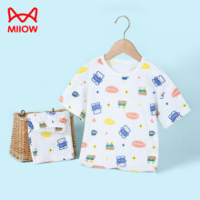 猫人（MiiOW）儿童 纯棉印花两件套