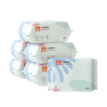 好孩子（gb）婴儿绵柔巾儿童干湿两用巾100片*6包