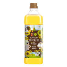 初萃 中粮葵花籽油900mL 新疆油葵 一级 物理压榨食用油 充氮保鲜