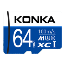 概率券：康佳（KONKA）64GB（MicroSD）存储卡U3 C10 A1 V30 高速手机内存卡读速100MB/s