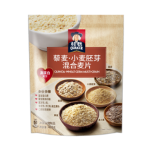 桂格（QUAKER）藜麦·小麦胚芽混合麦片 400克 高膳食纤维 零添加白砂糖